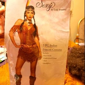 3 piece Indian Princess Costume